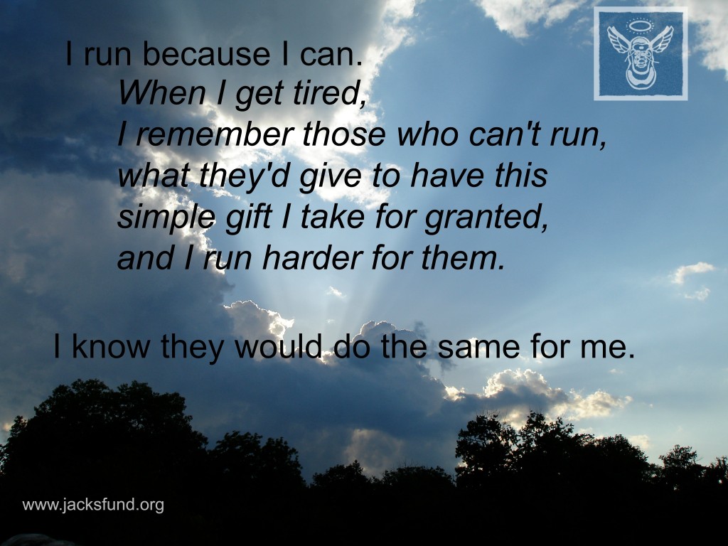 I run because i can fb